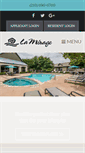 Mobile Screenshot of lamirageapt.net